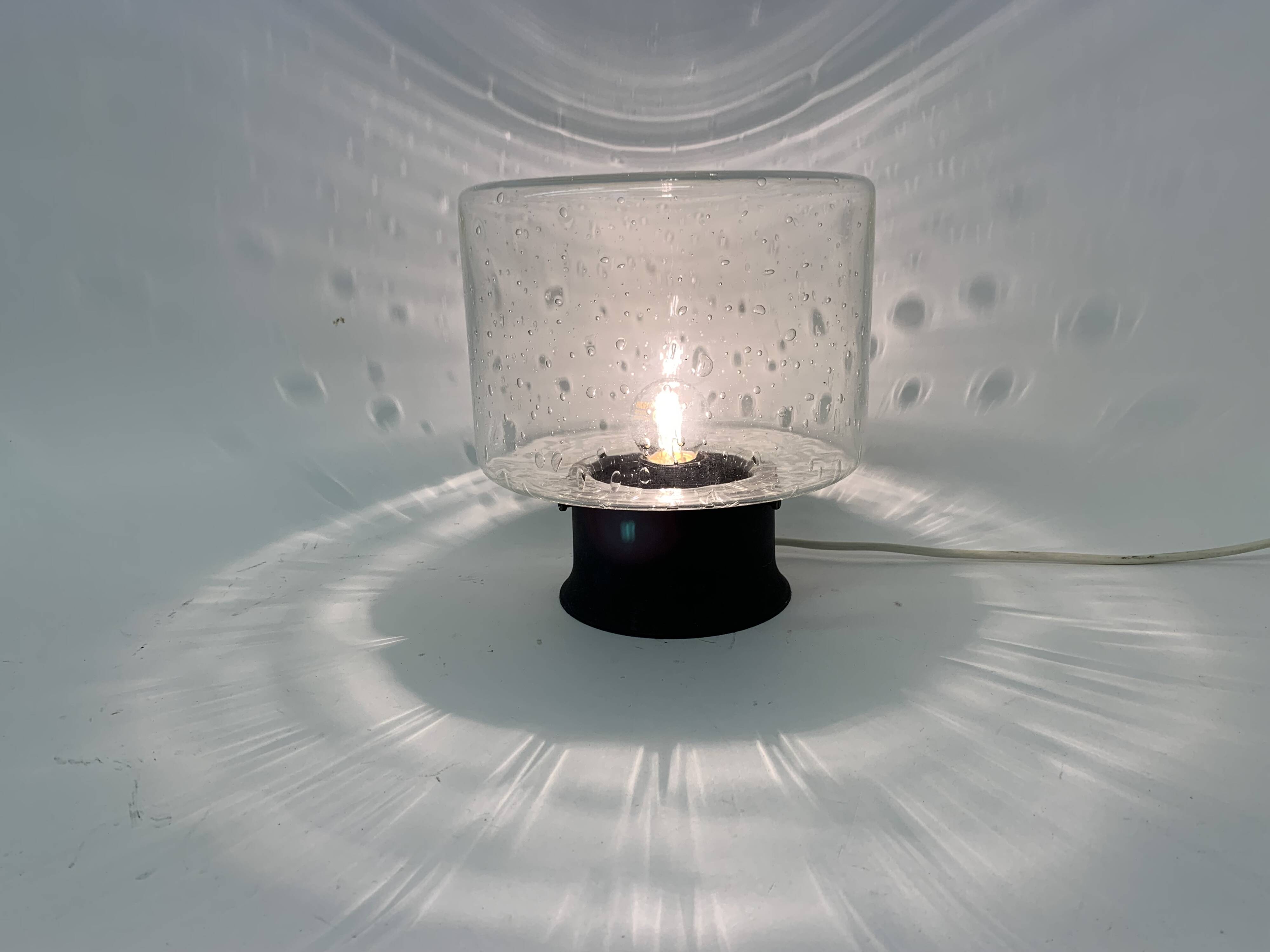Mid-century design glass ceiling lamp, 1960’s