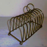 Silver metal toast dispenser