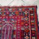 Ancien tapis oriental de prière - 132 x 92cm
