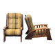 Fauteuils chene
