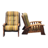 Oak armchairs