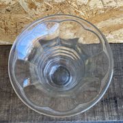 Vintage 1970s Moulded Glass Vase Made in France #D973