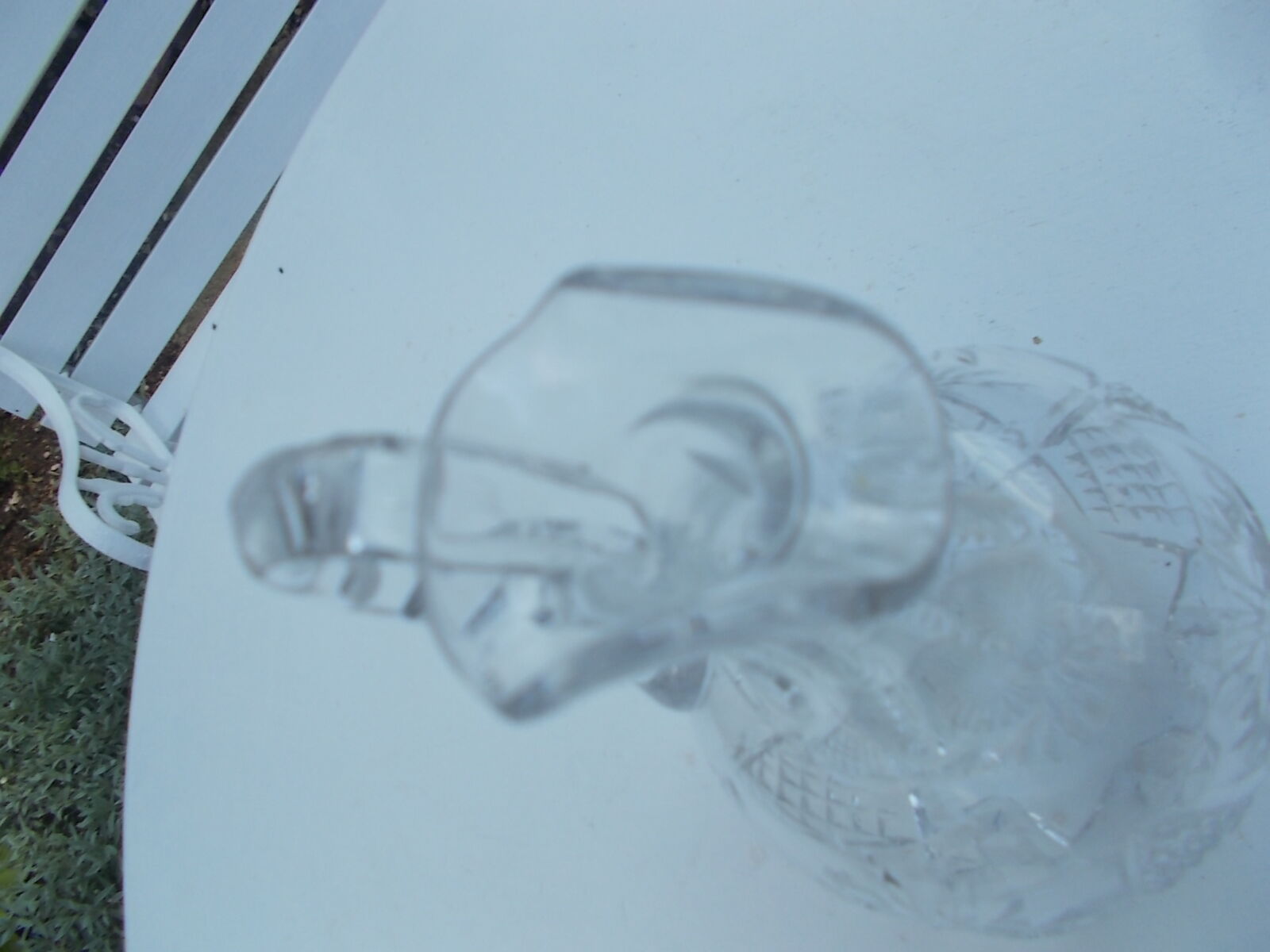 Pichet carafon en cristal
