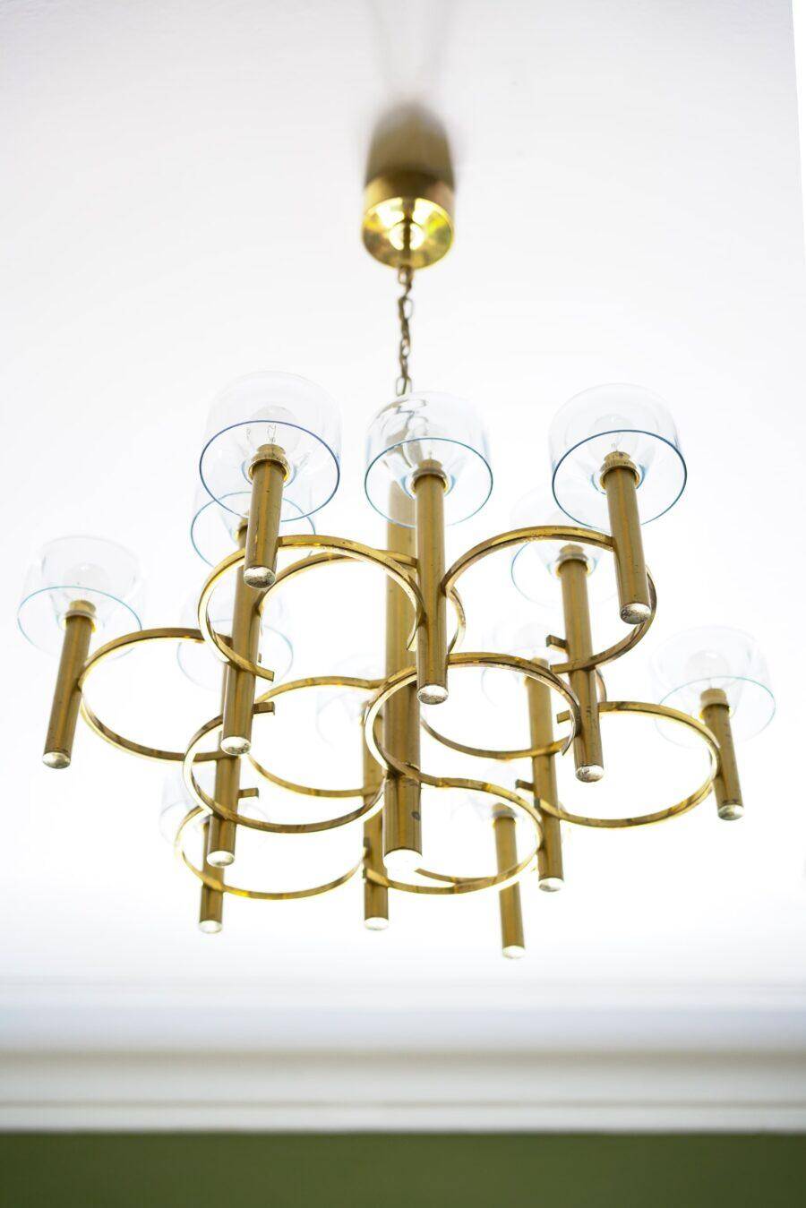 Sculptural Pendant Lamp by Gaetano Sciolari