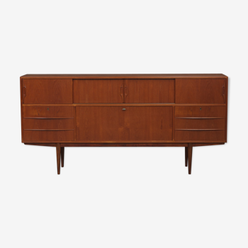 Danish sideboard with lighted bar cabinet