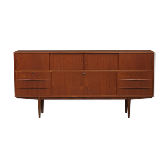 Danish sideboard with lighted bar cabinet