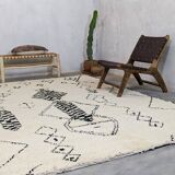 Tapis Marocain Berbère en laine 306 X 209 Cm