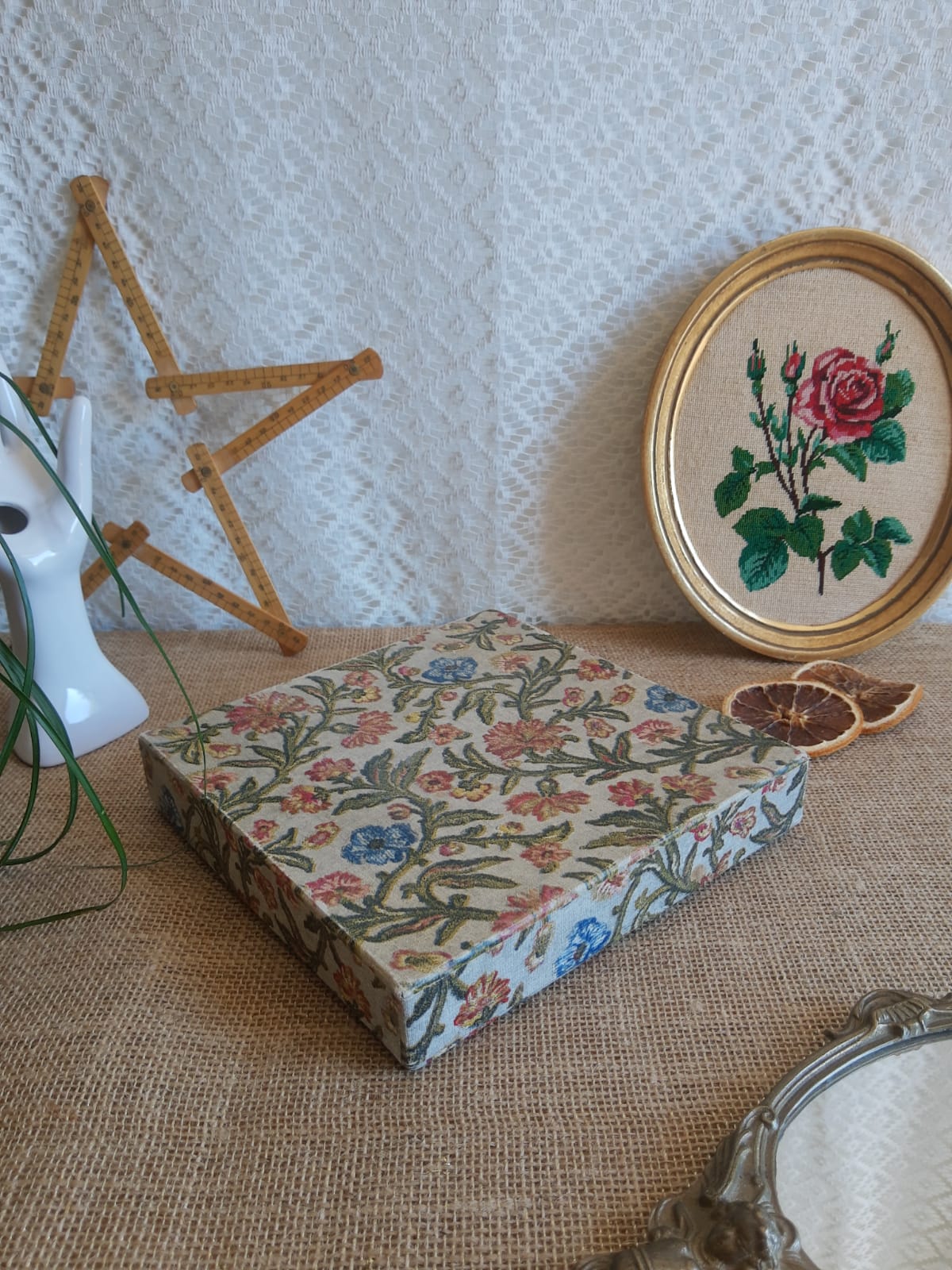 Dish coaster mettlach vintage peacock patterns