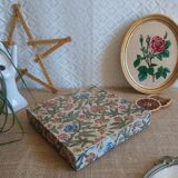 Dessous de plat mettlach motifs paons vintage