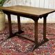 Bistro table in chestnut from the 1950s.