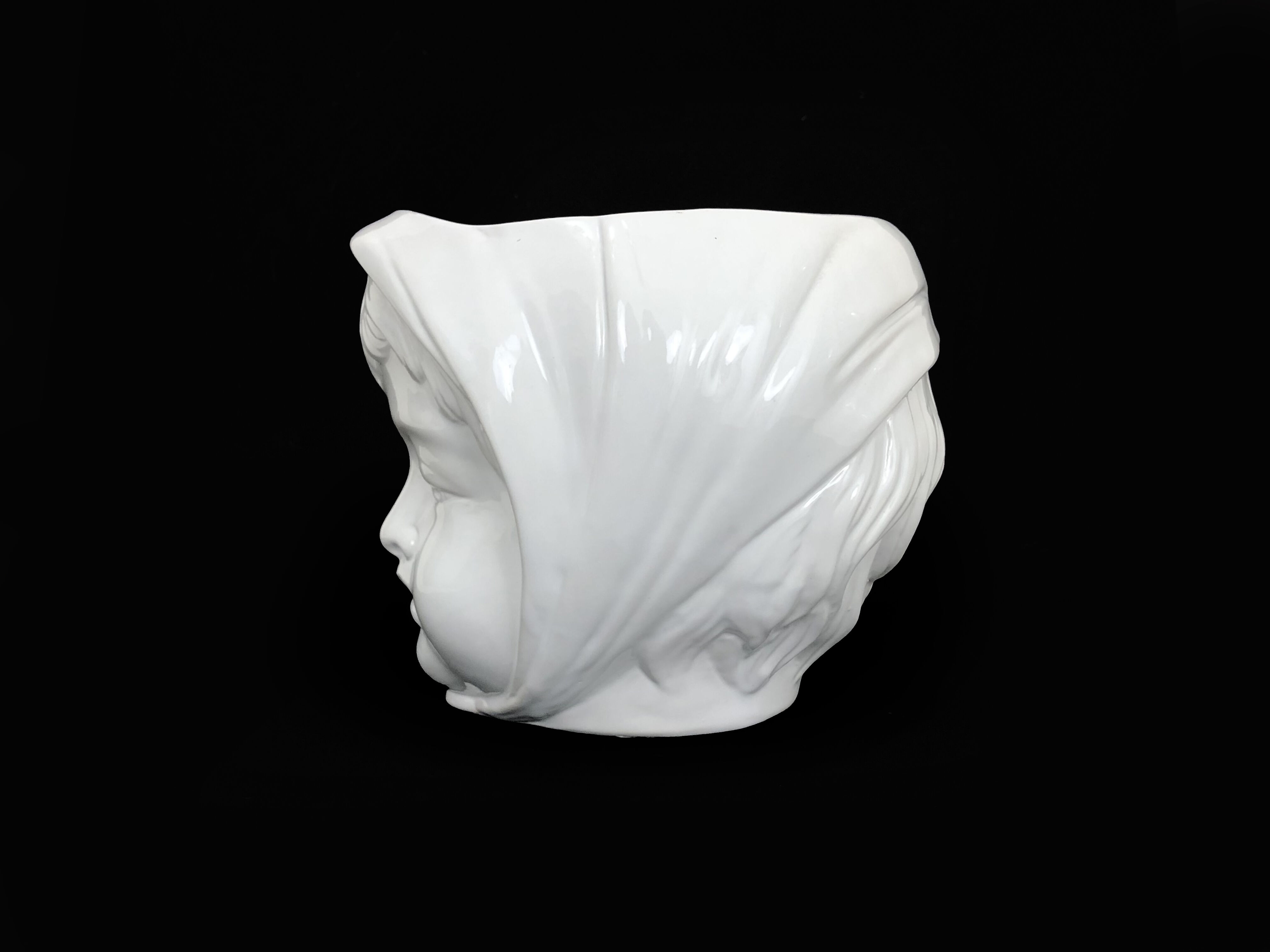 Cache pot, vase d'enfant en céramique, vintage années 70, Italie