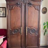 Richly carved Norman wedding cabinet