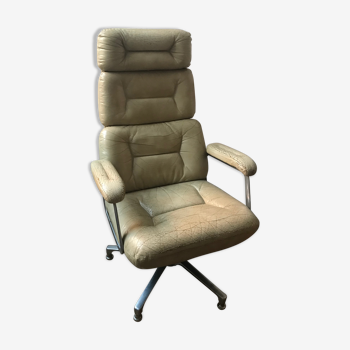 Leather armchair 70's