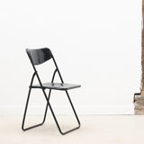 Vintage black IKEA folding chair