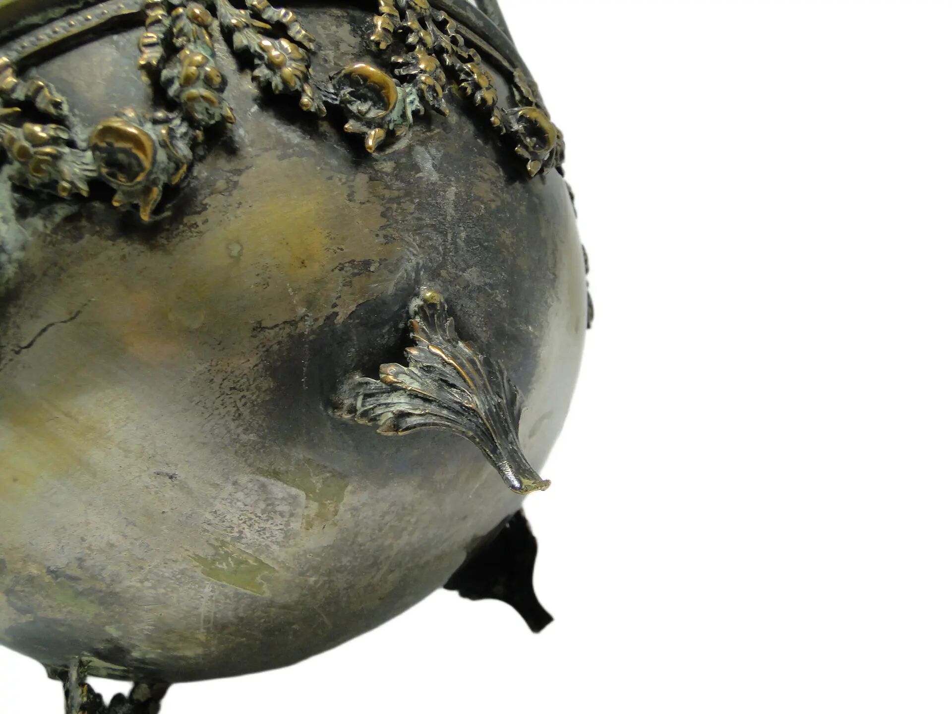 Baroque decorative bowl, brass, Germany, 1930s.