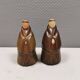 Two ceramic monks, from ENKÖPING ceramics Sweden 1970-80s