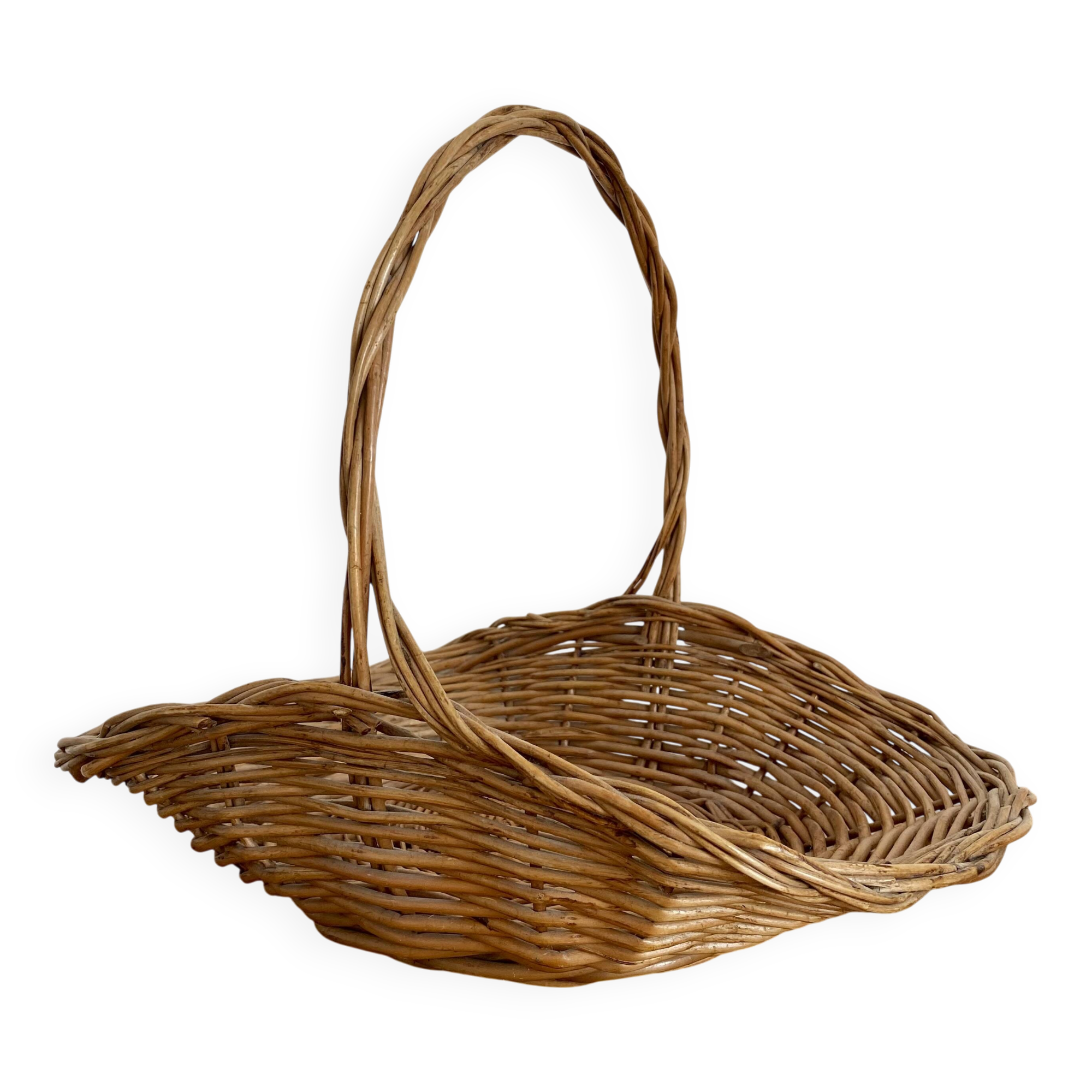 Wicker picking basket
