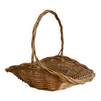Wicker picking basket