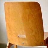 Series of 4 stackable chairs