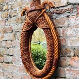 Audoux Minet vintage rope mirror