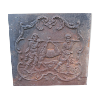 Old chimney plate