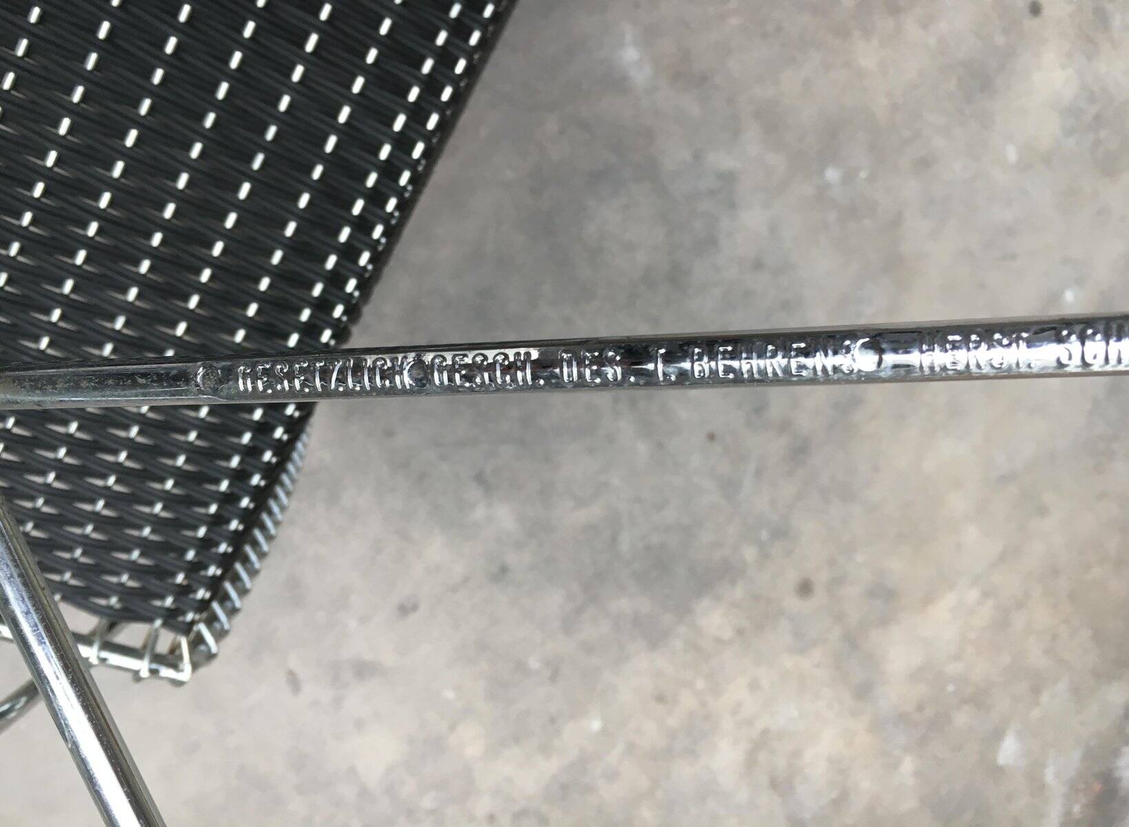 German cantilever chair by Till Behrens for Schlubach, 1980s