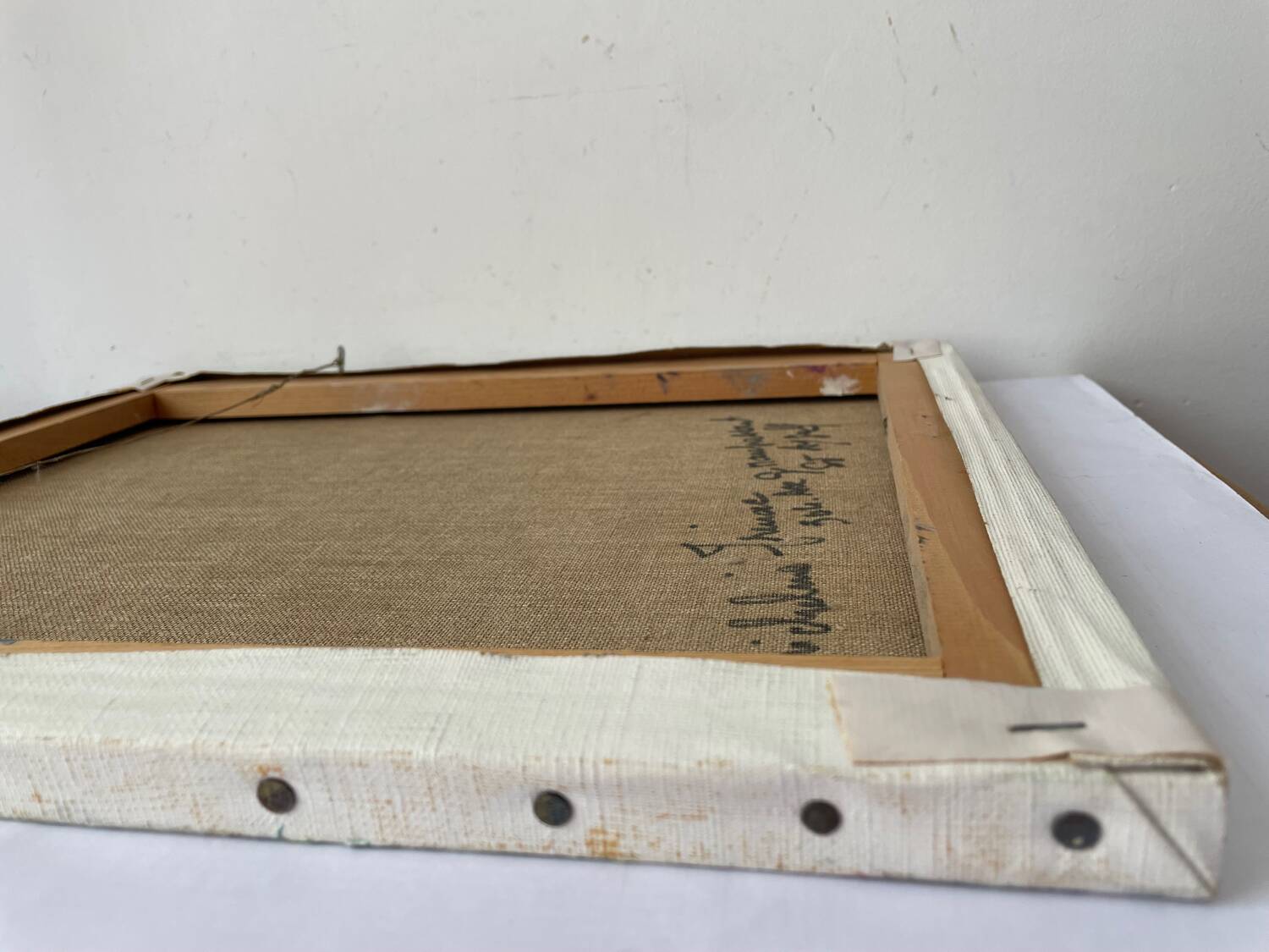 Bouquet fleurs huile sur toile