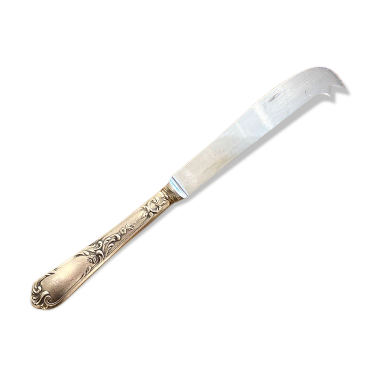 Cheese knife, Rocaille model, Ercuis