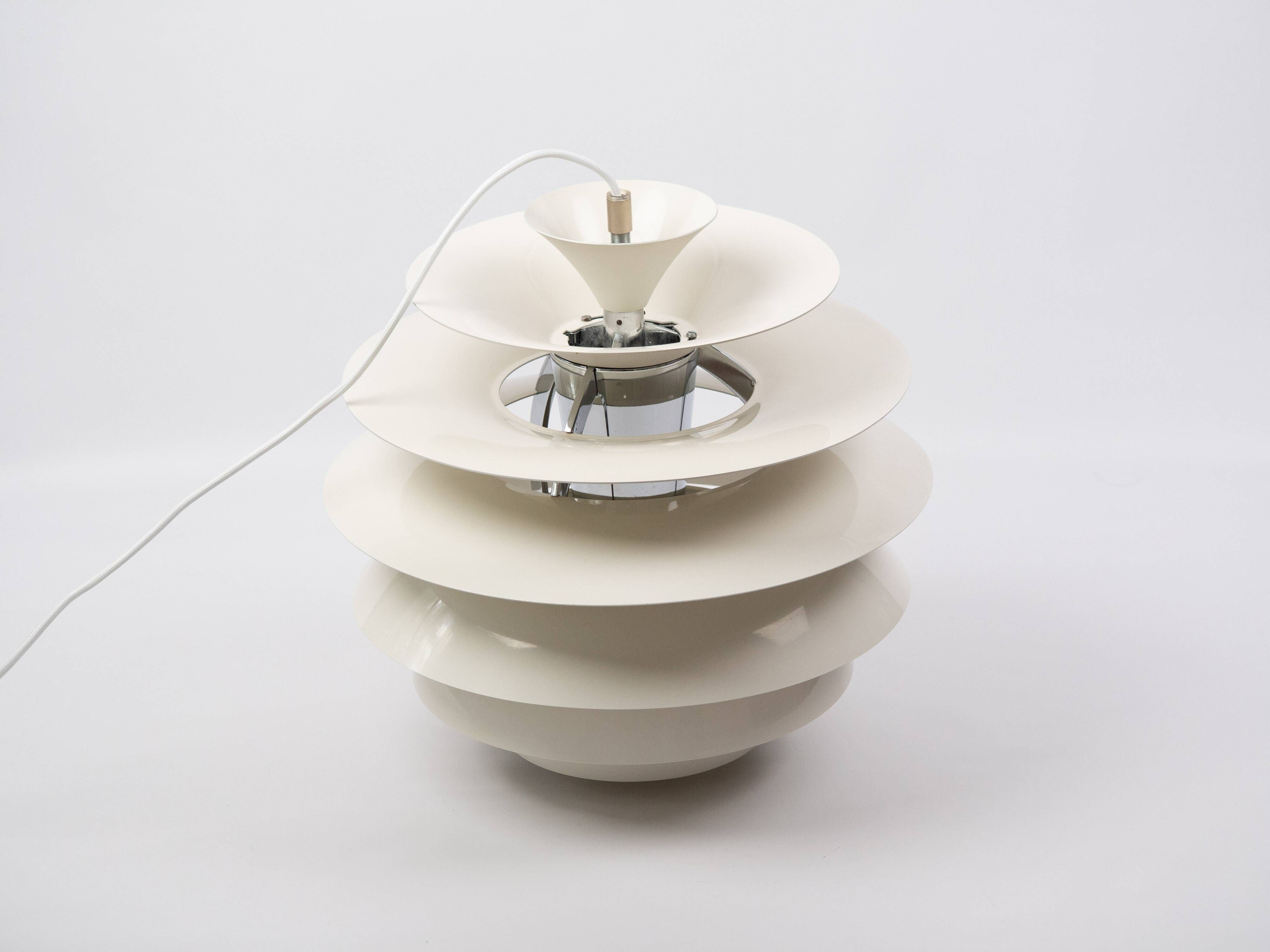 Danish vintage PH Snowball pendant lamp by Poul Henningsen, Louis Poulsen