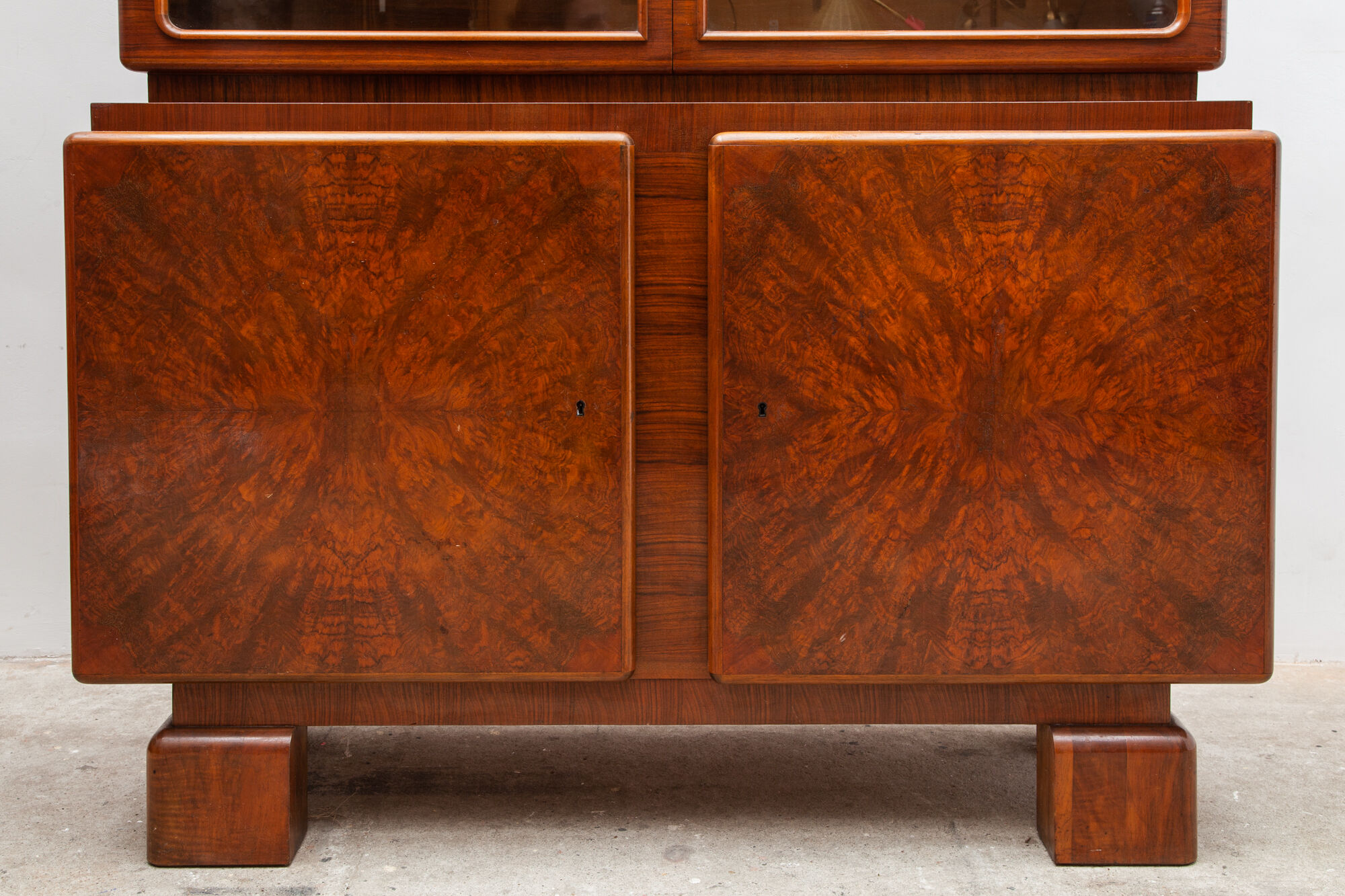 Art Deco Vitrine by De Coene Sideboard, Dry Bar, 1930, Belgium