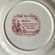 English porcelain dessert plates "the hunter" by Myott