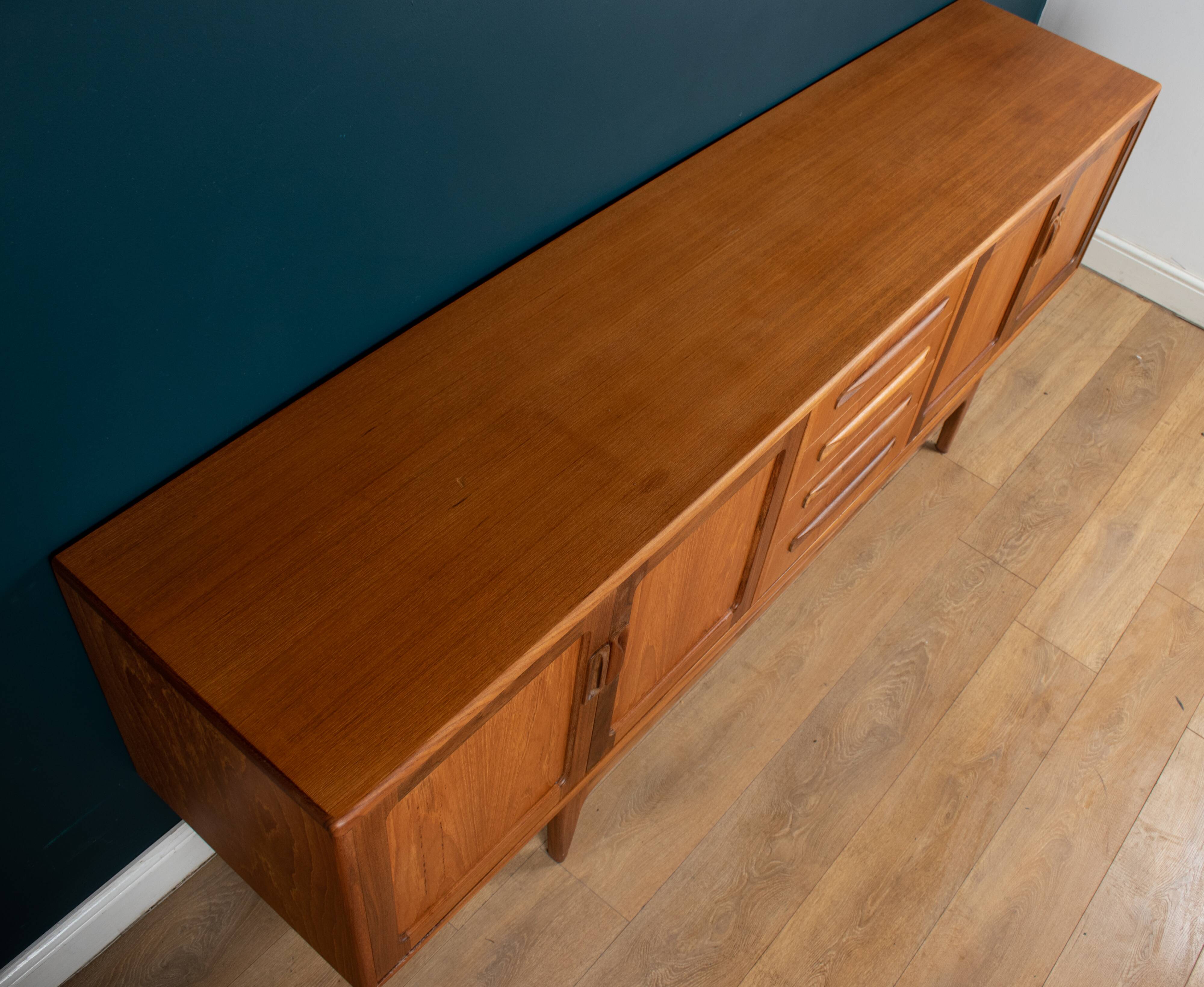 Long Restored Teak Retro 1960s G Plan Fresco Long John Mid Century Sideboard
