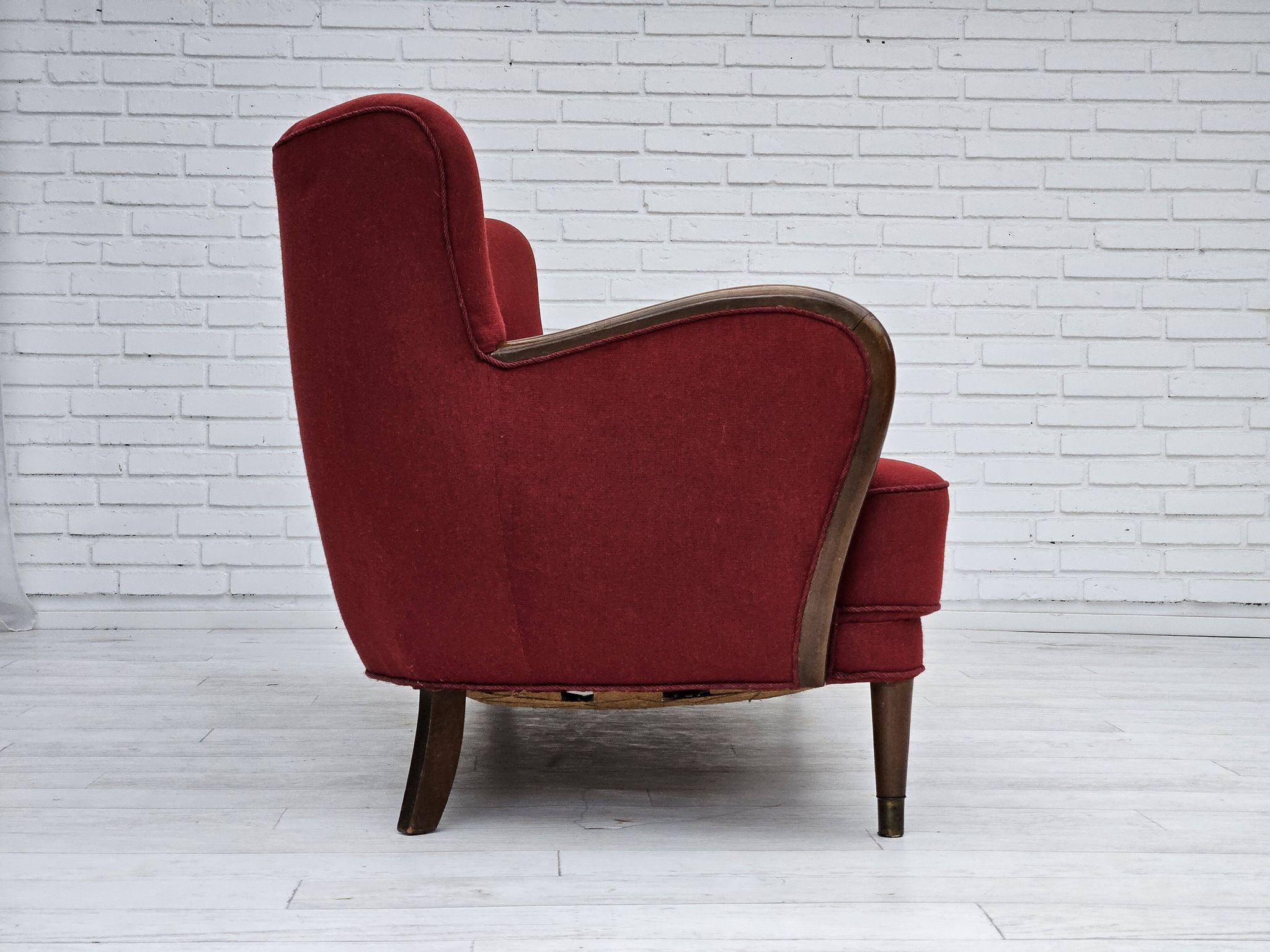 1960s, Danish 3-seater sofa by Alfred Christensen, furniture wool.