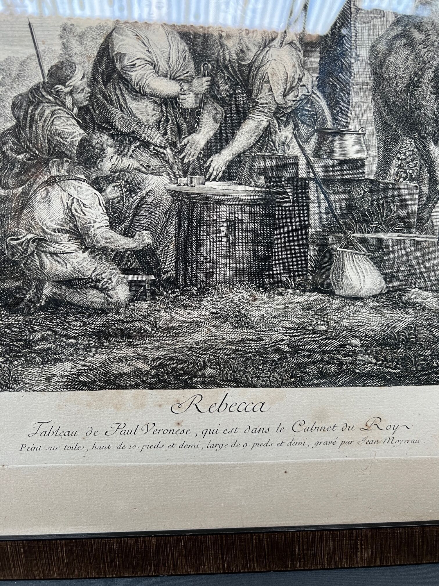Former original engraving "Rebecca"