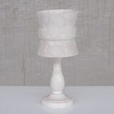 Alabaster french mid-century table lamp