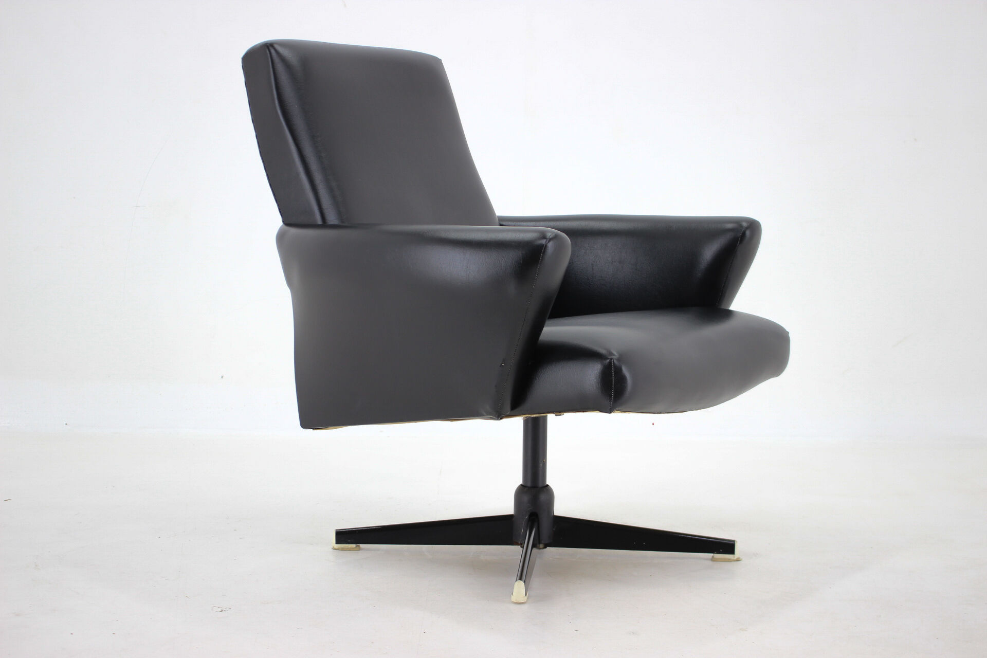 1970's Swivel Armchair, Czechoslovakia