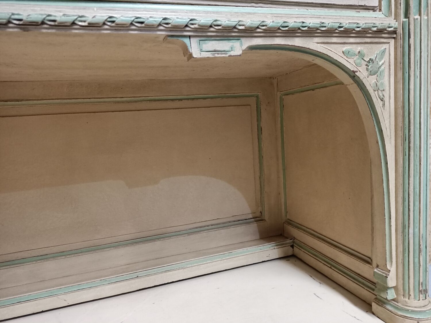 Old weathered Provencal buffet