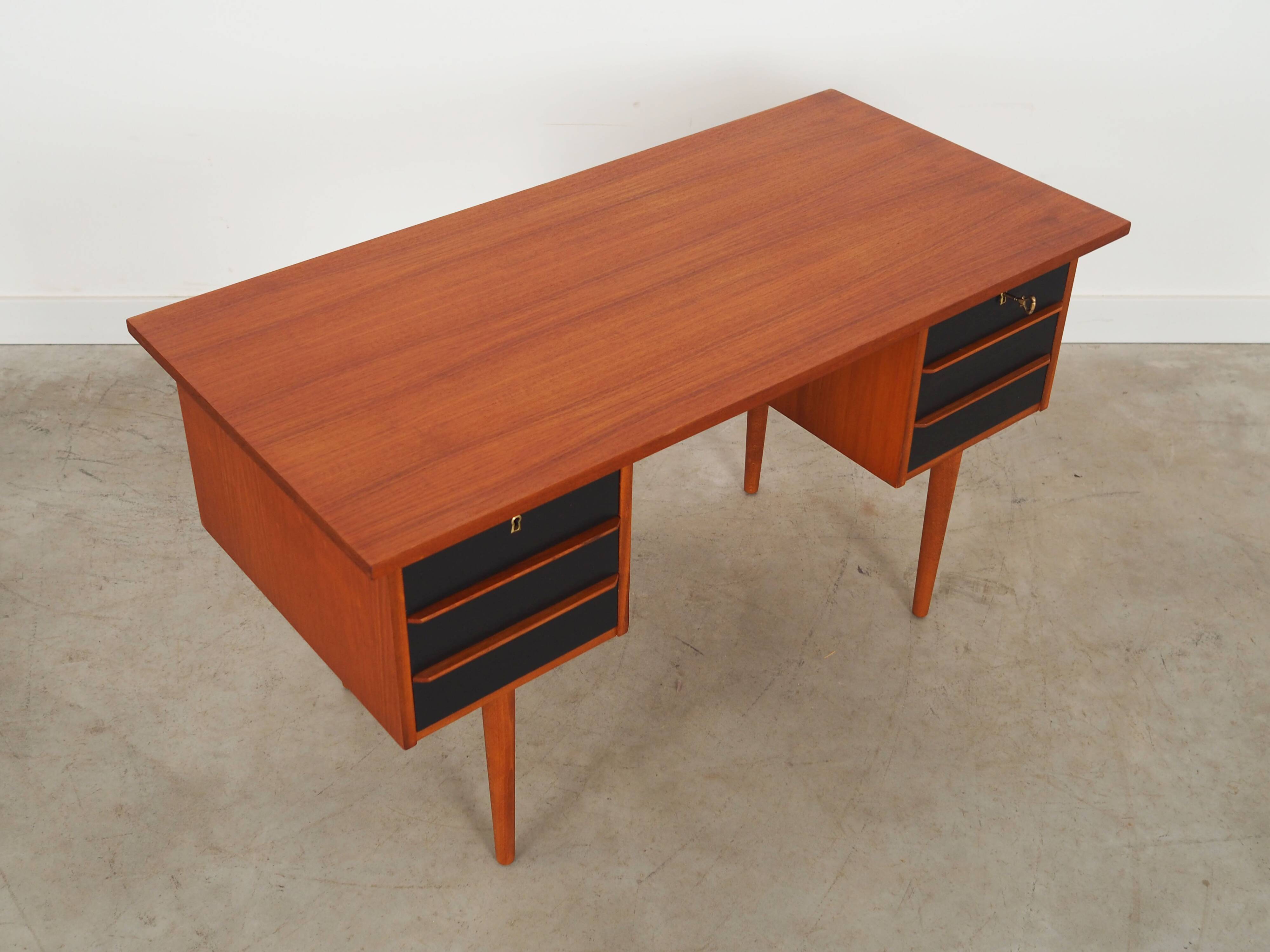 Teak desk, Danish design, 1960s, production: Denmark