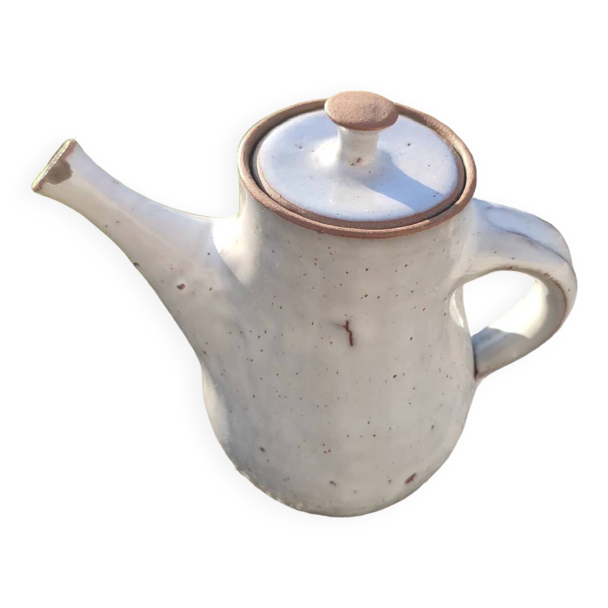 Roger Jacques teapot in Puisaye St Amand stoneware