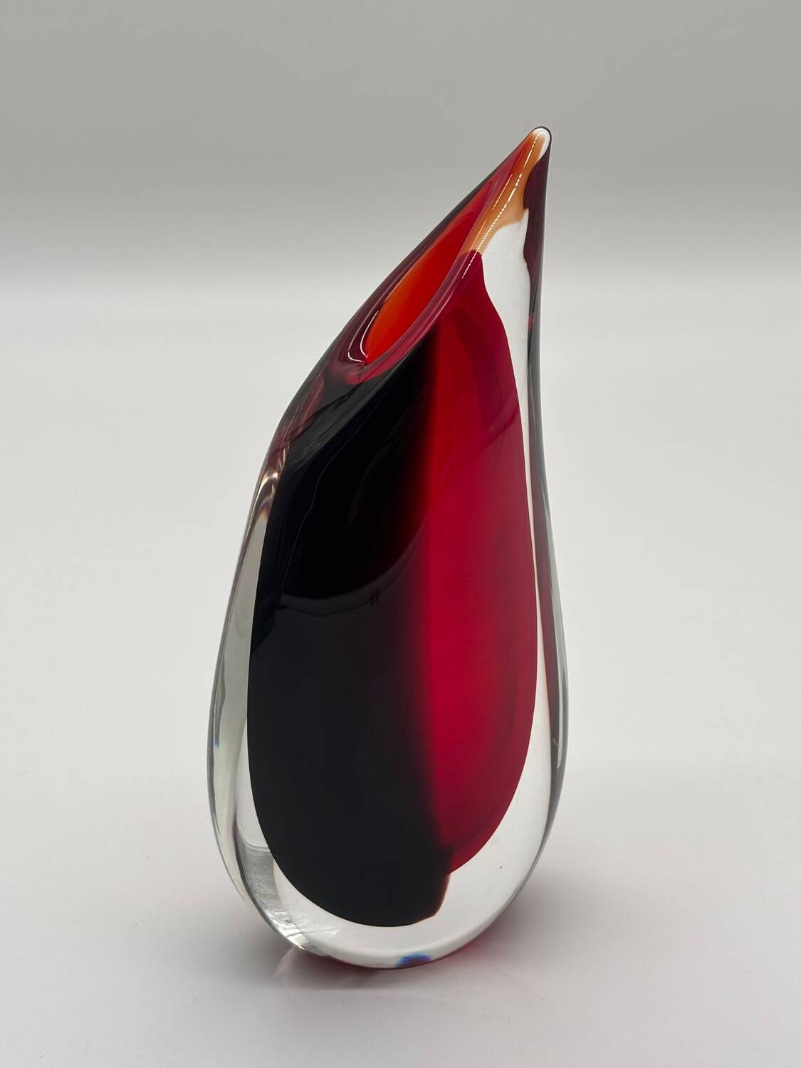 Murano vase "sommerso" signed Oball – Italian art glass