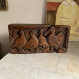 Carved wooden room decoration