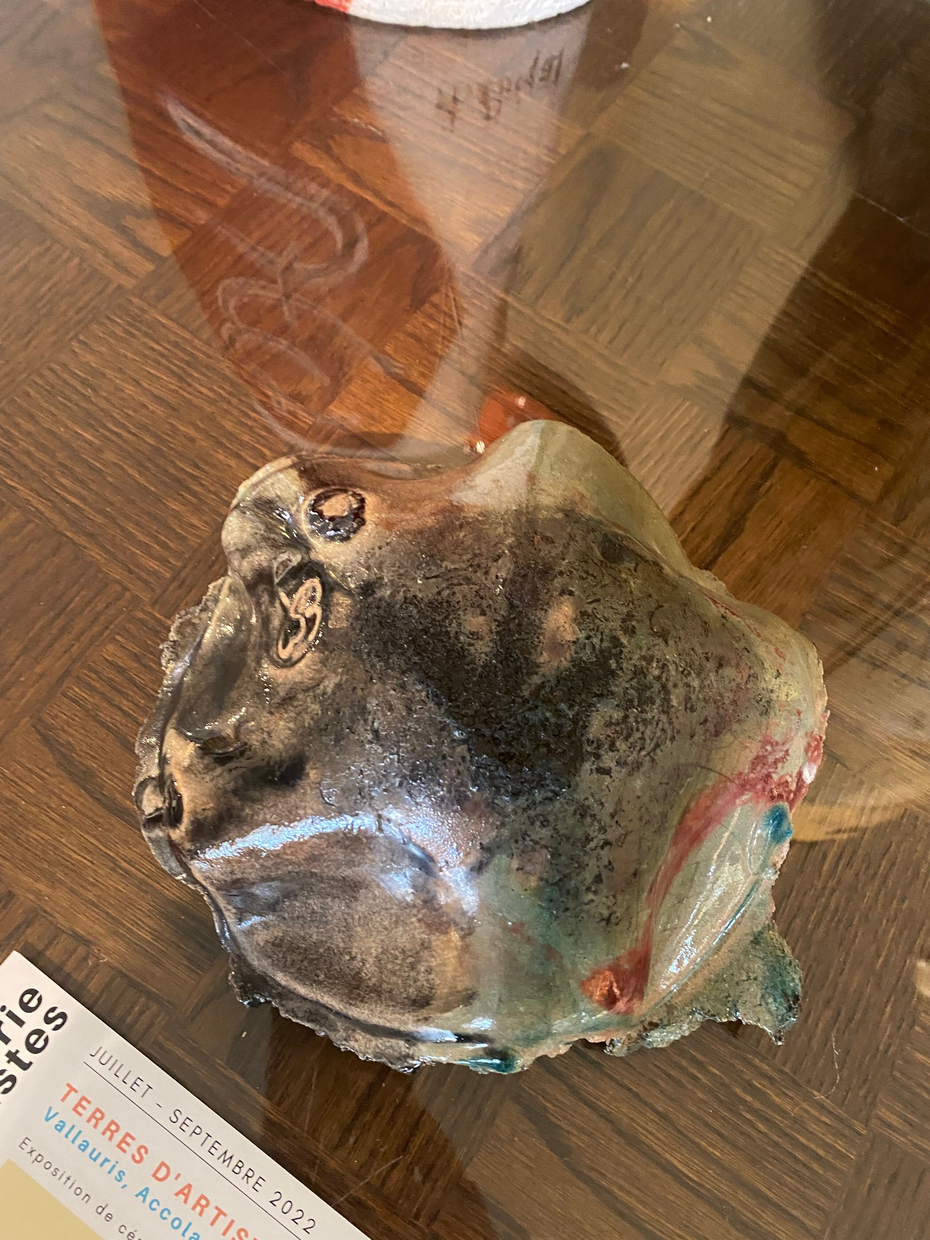 Raku cup 1980s