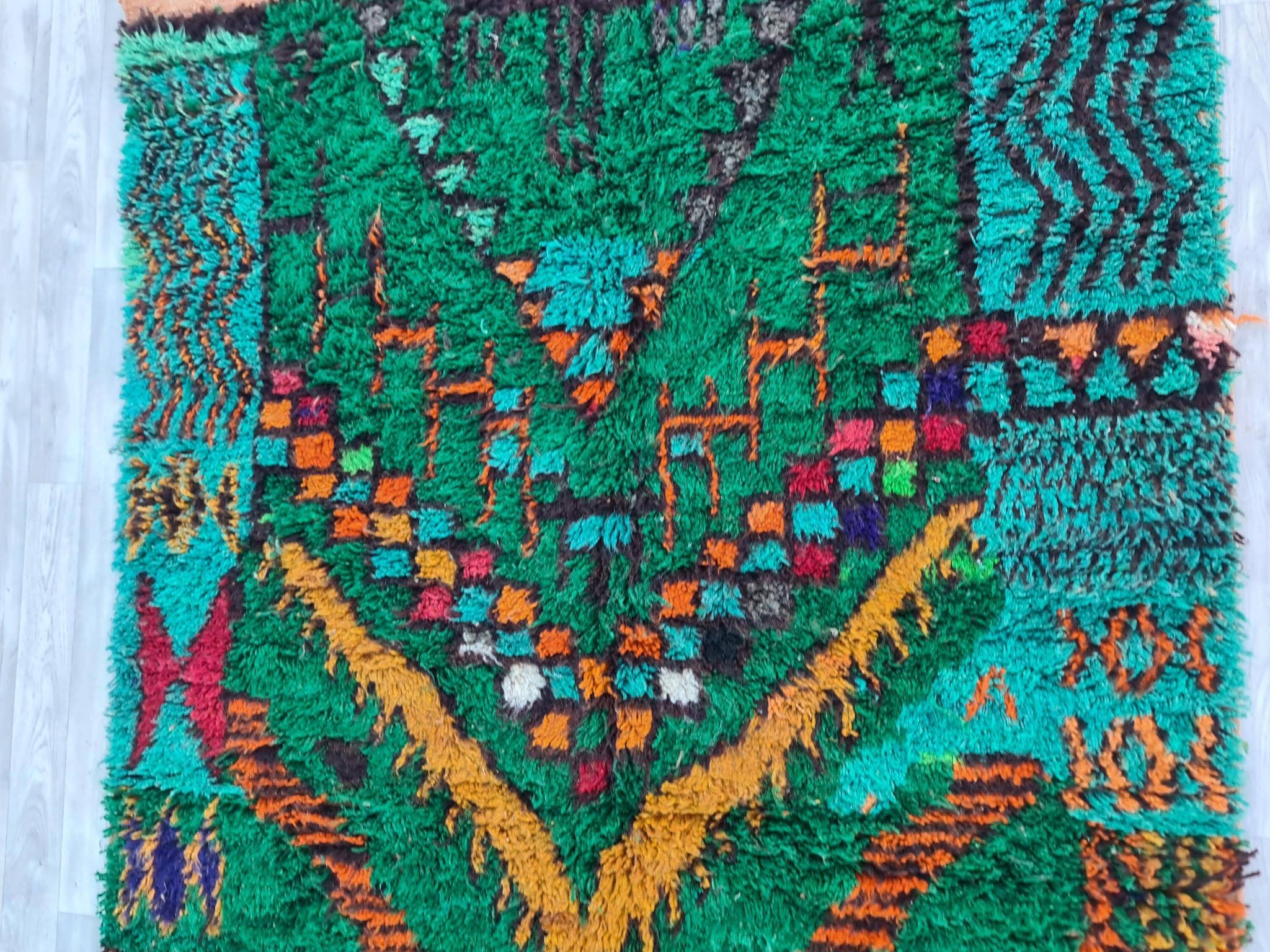 Tapis fait main traditionnal 250cmX150cm marocain