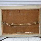 Old landscape painting calanques signed