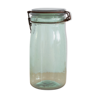Old glass jar "l'Idéale" 1 liter