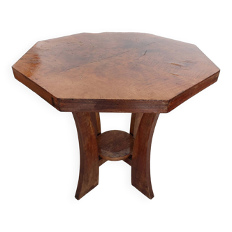 octagonal art deco pedestal table