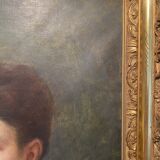 Portrait d’une jeune femme, signé H Mouthier (1880-1975)et daté 1907