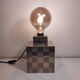 Cube lamp - checkered - Françoise Sée - Space Age Design - Vintage era - 60s / 70s