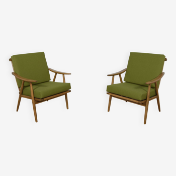 Mid-Century Armchairs from Ton, 1960s, Set of 2