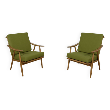Mid-Century Armchairs from Ton, 1960s, Set of 2